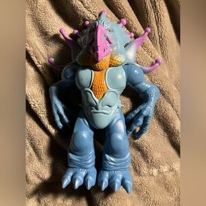 Blue and Purple Monster Action Figure